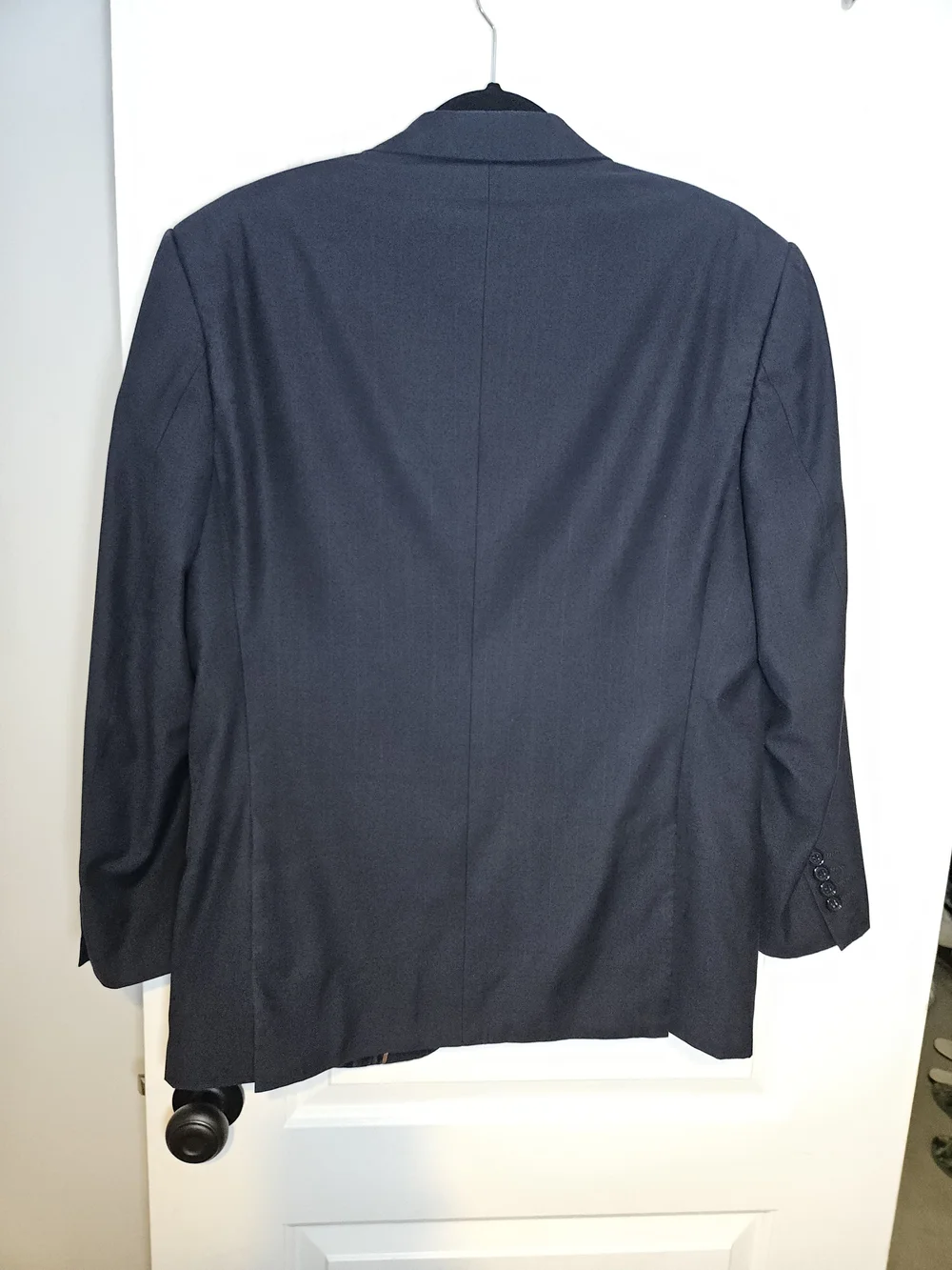 Vitarelli Men's Two-Button Dark Navy Suit Jacket